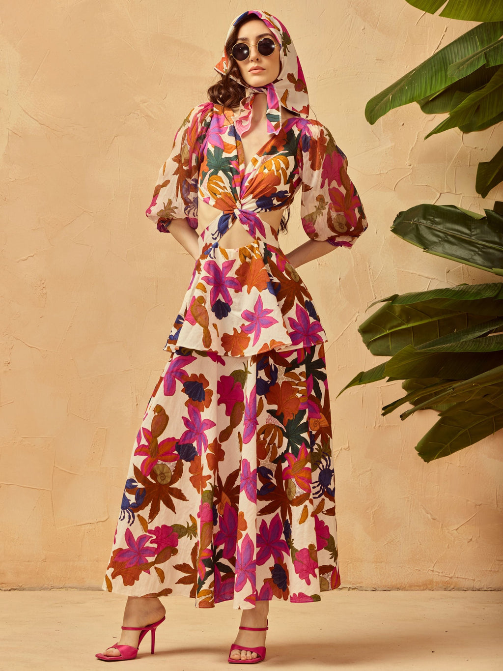 PARI GODESS RUFFLE MAXI